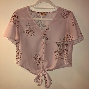 Show me your Mumu purple tie top